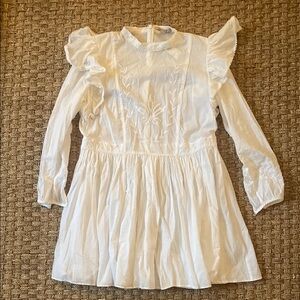 Banana Republic NWT 100% Lightweight Cotton Embrodiered Dress sz Med